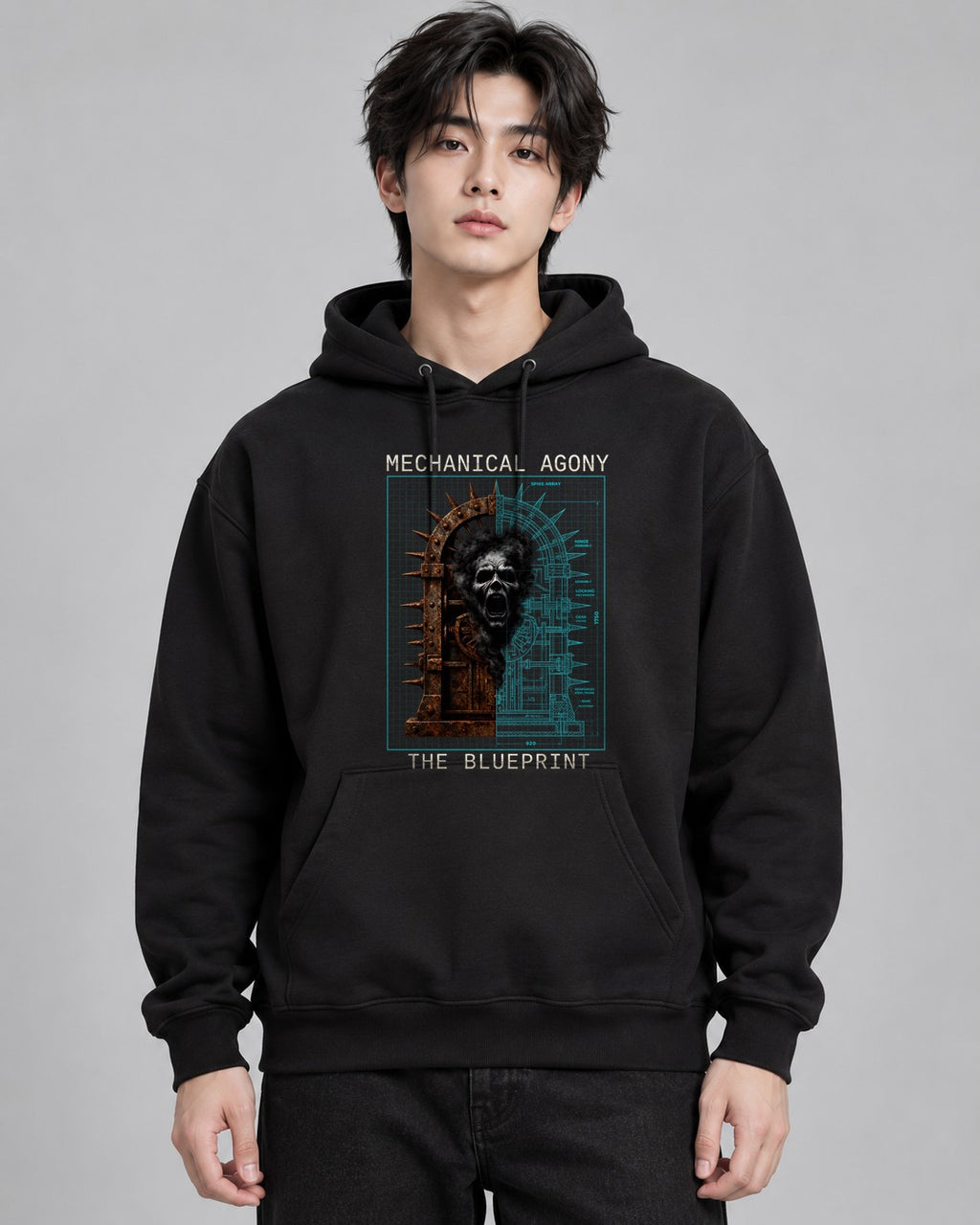 Mechanical Agony Blueprint - Black
