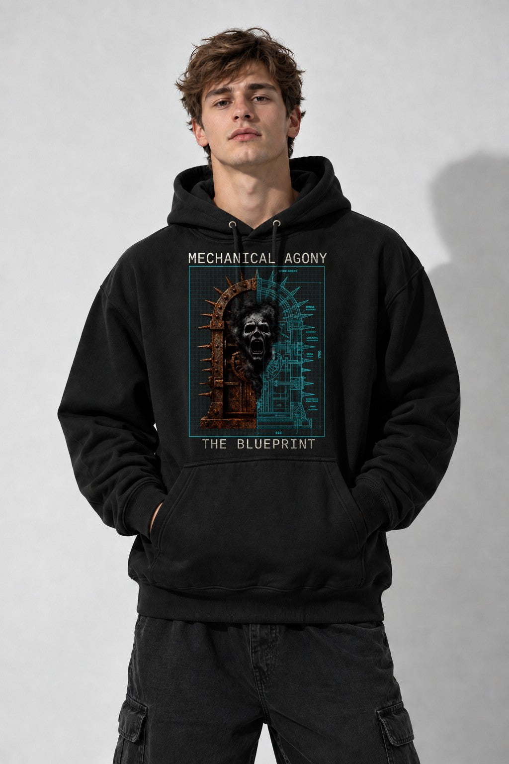 Mechanical Agony Blueprint - Black