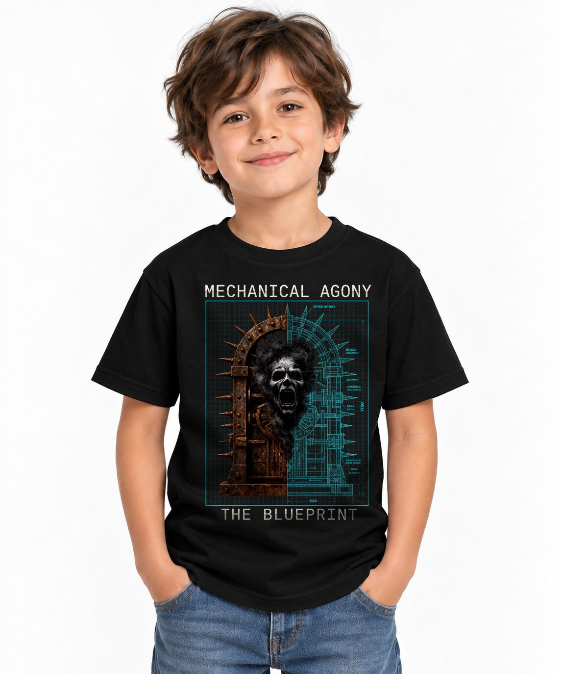 Mechanical Agony Blueprint - Black