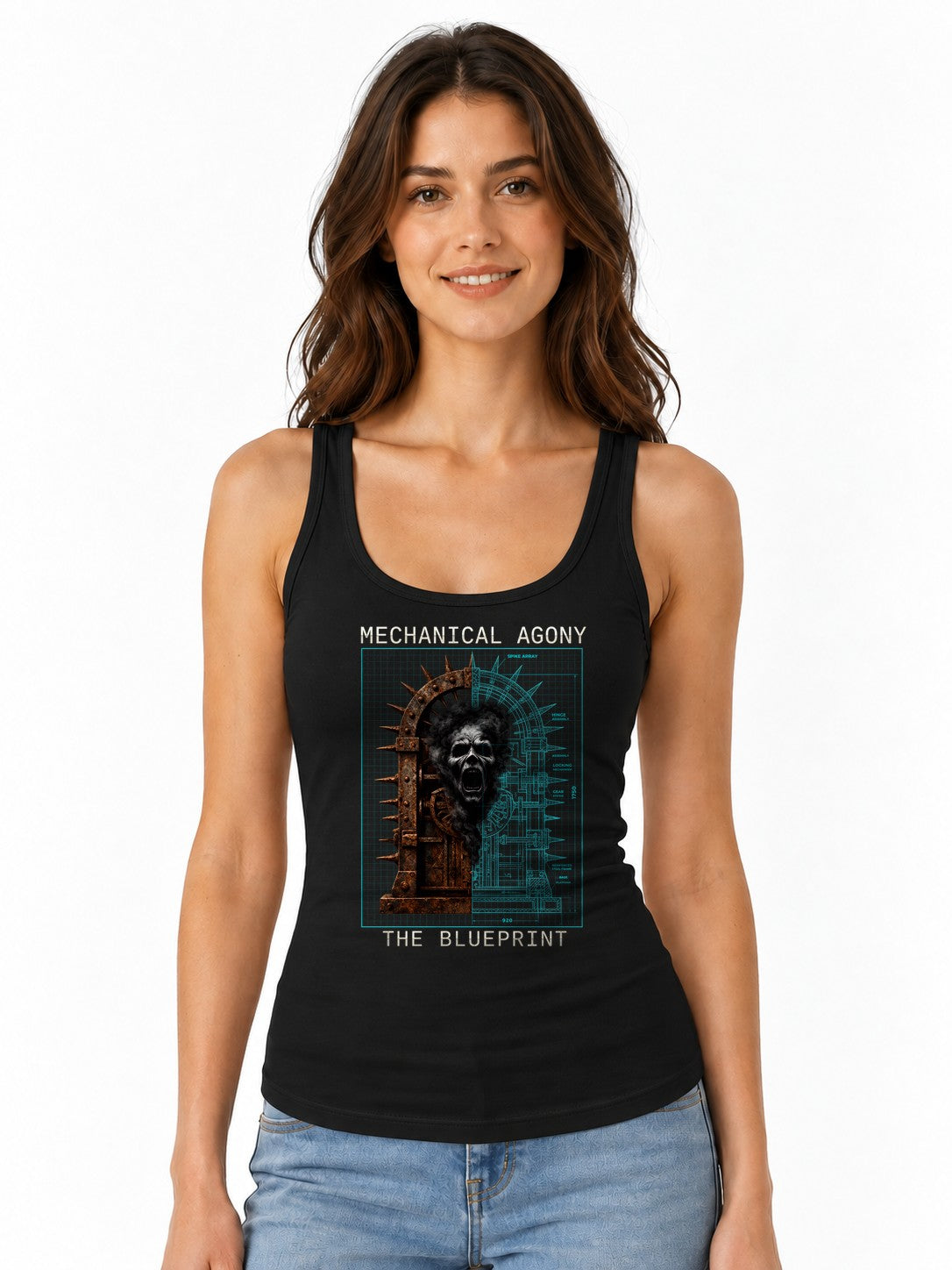 Mechanical Agony Blueprint - Black