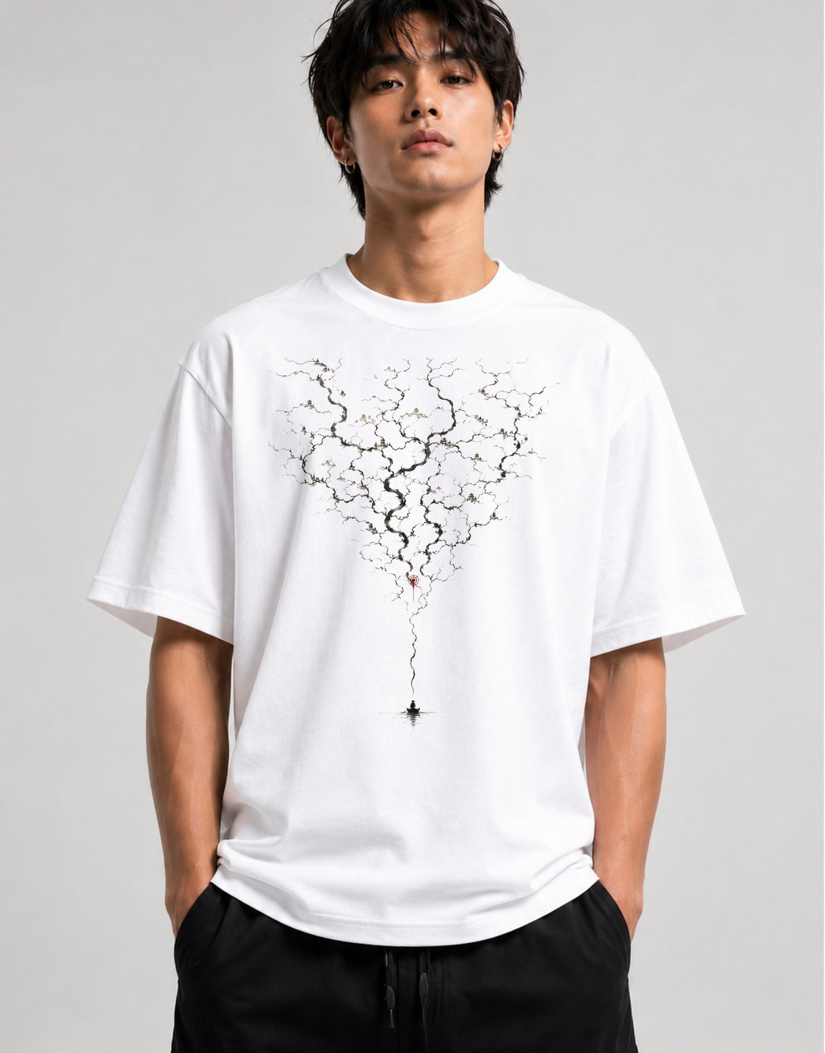 Meditation Lightning Tree - White