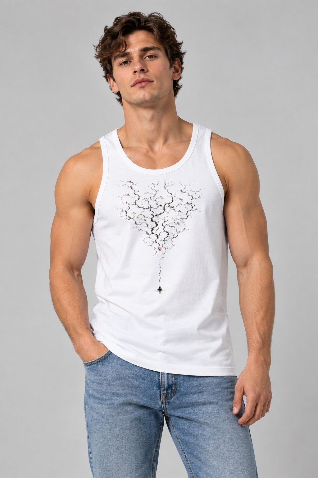 Meditation Lightning Tree - White