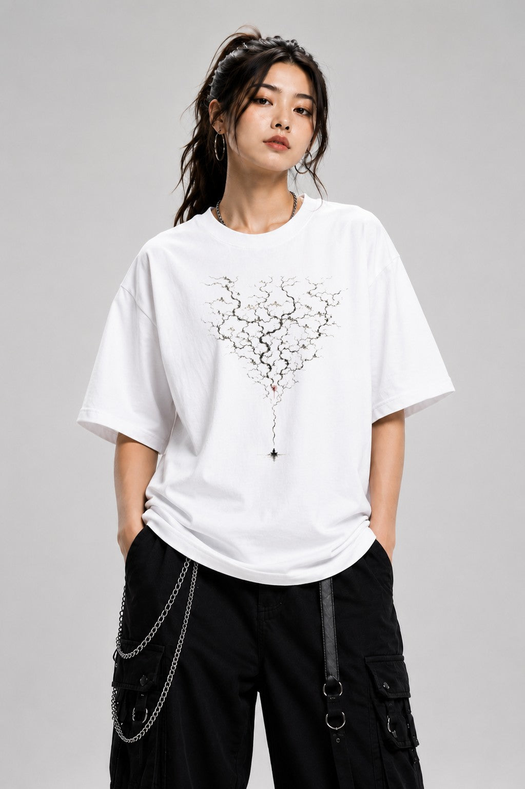 Meditation Lightning Tree - White