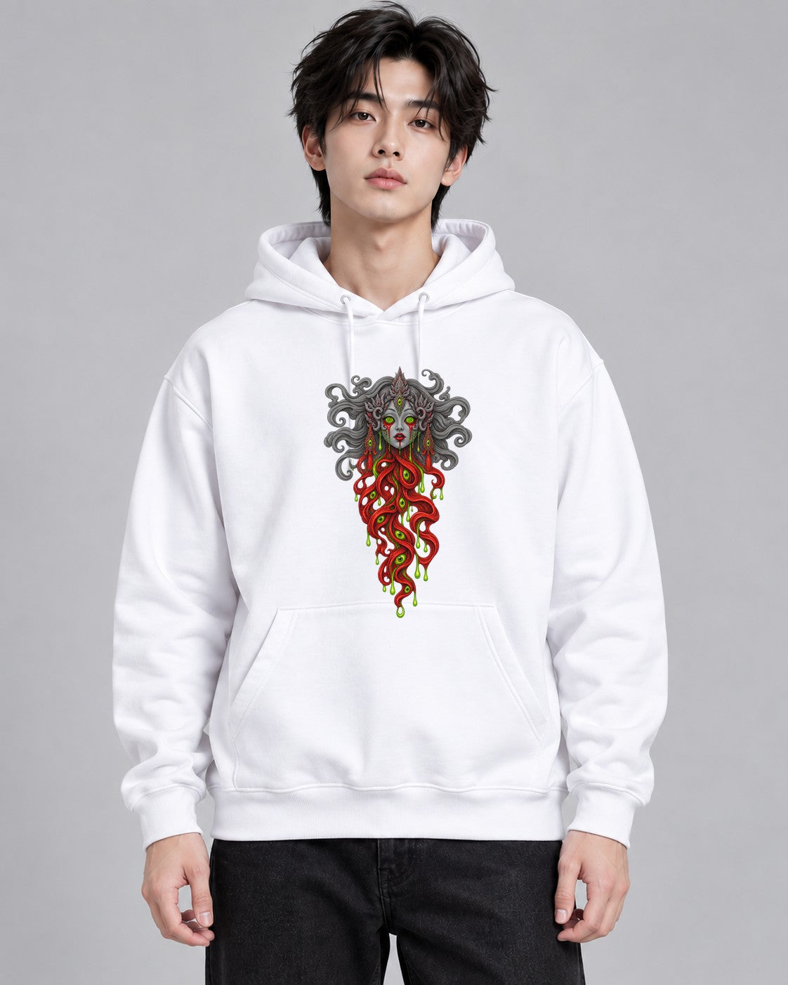 Medusa Gorgon Horror - White