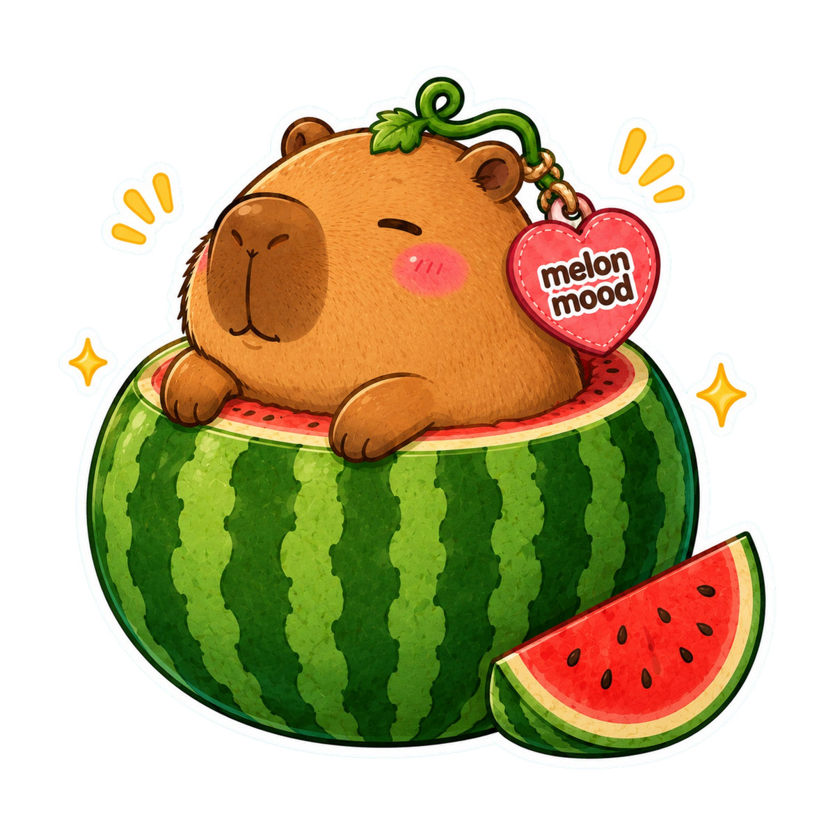 Melon Mood Capybara
