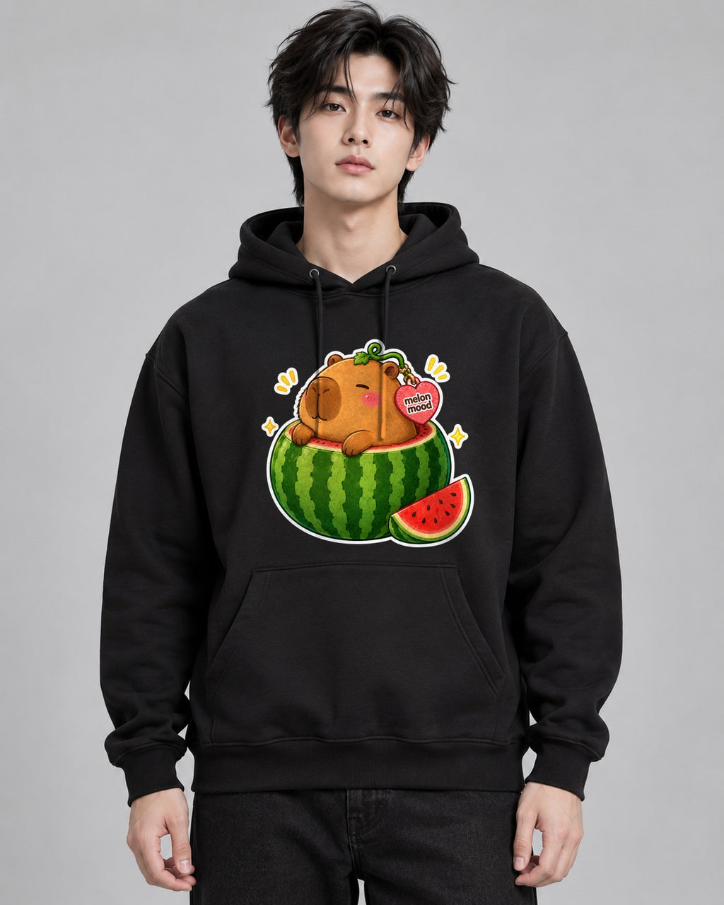 Melon Mood Capybara - Black