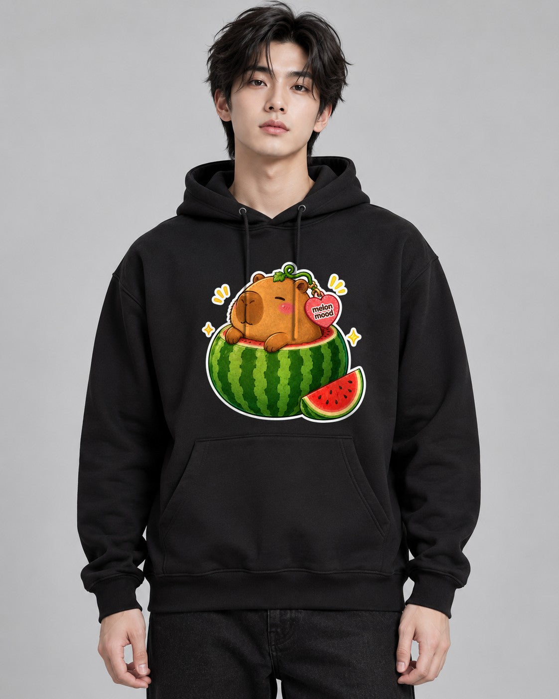 Melon Mood Capybara - Black