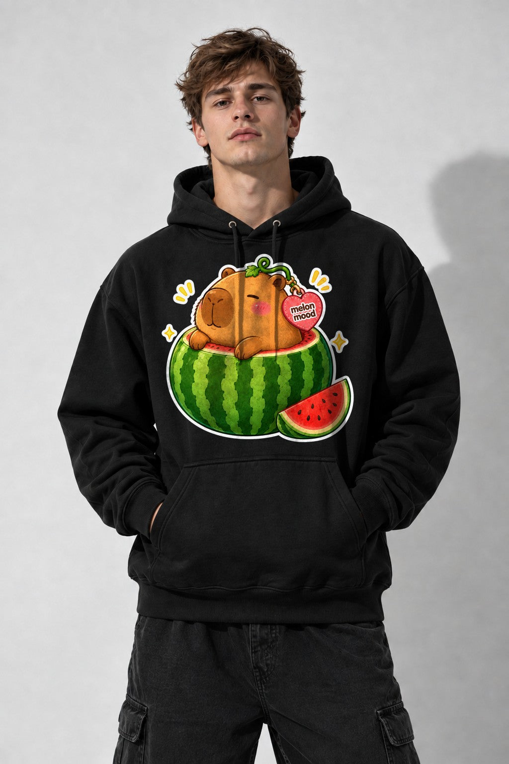 Melon Mood Capybara - Black