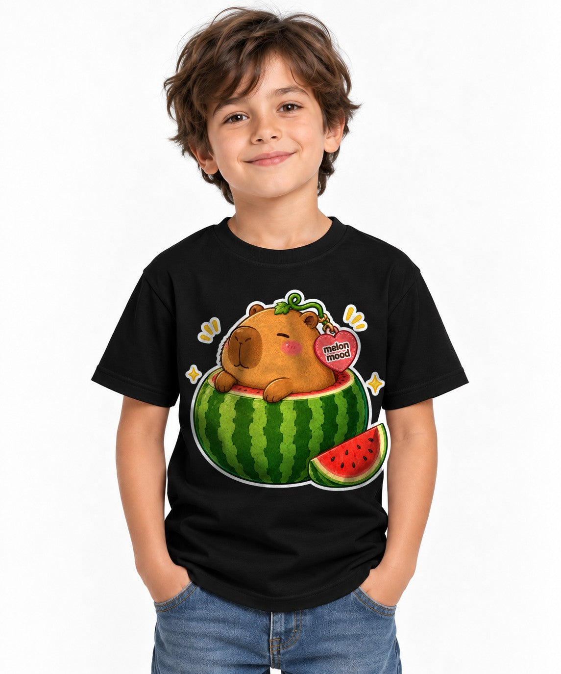 Melon Mood Capybara - Black
