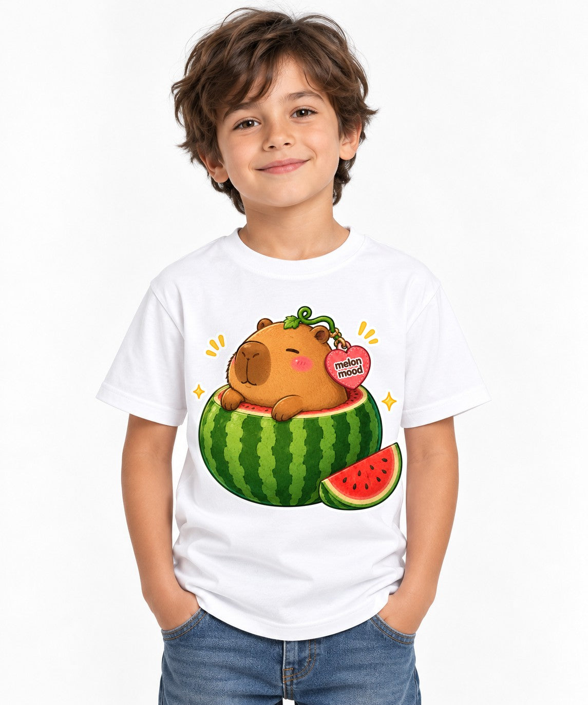 Melon Mood Capybara - White