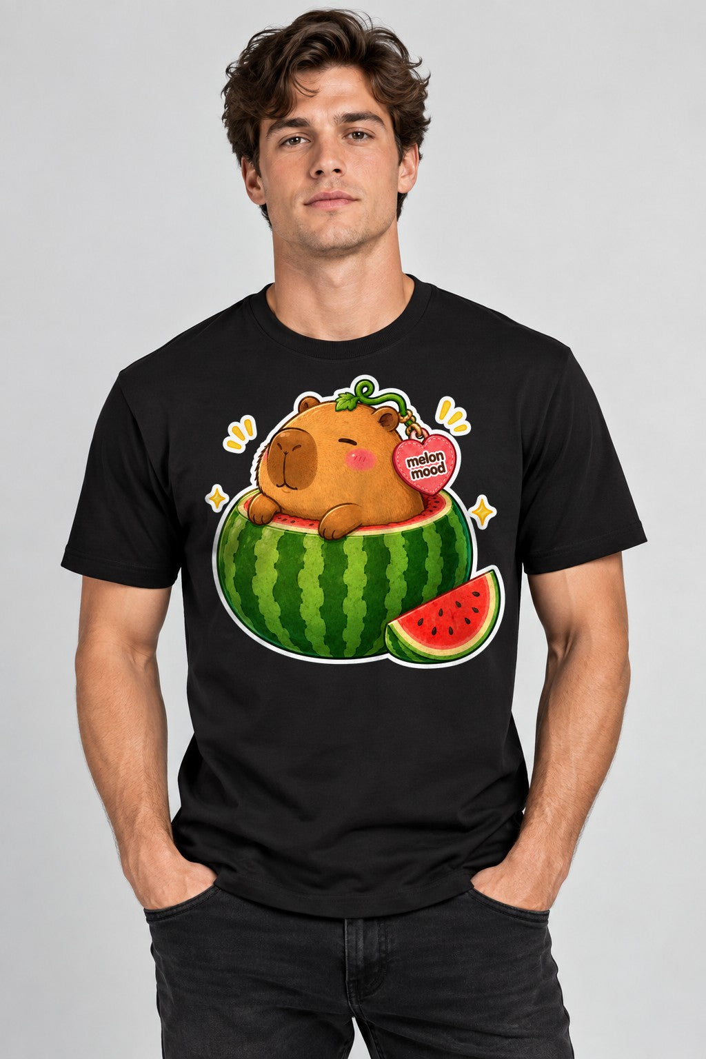 Melon Mood Capybara - Black