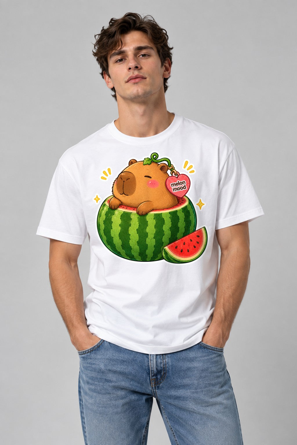 Melon Mood Capybara - White