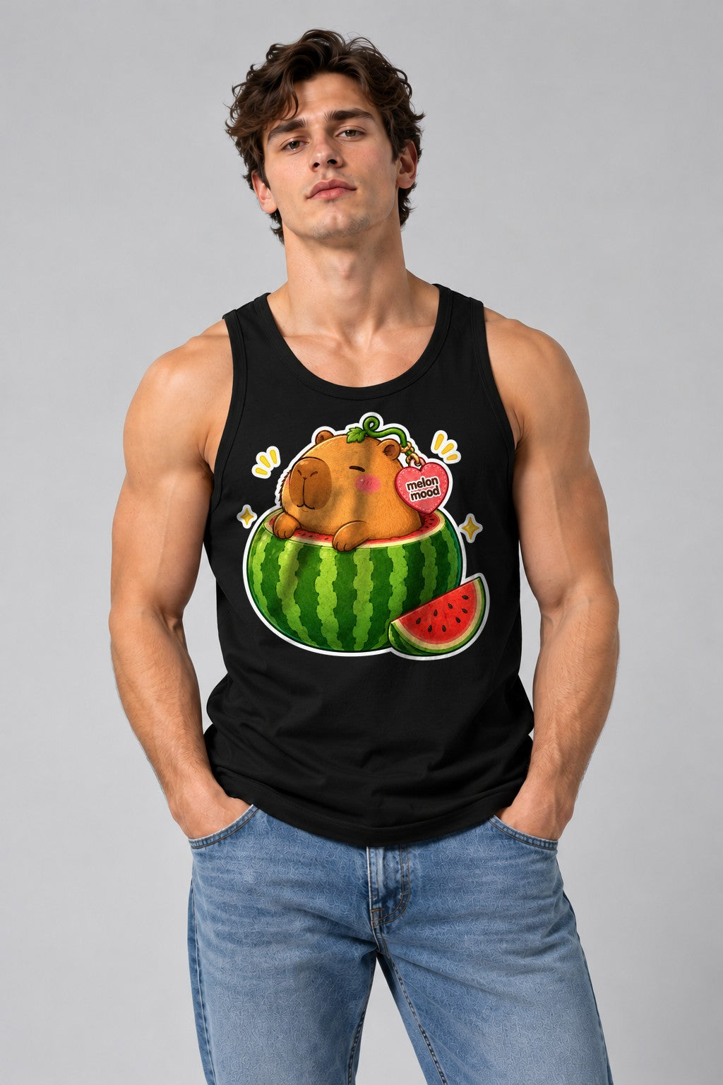 Melon Mood Capybara - Black