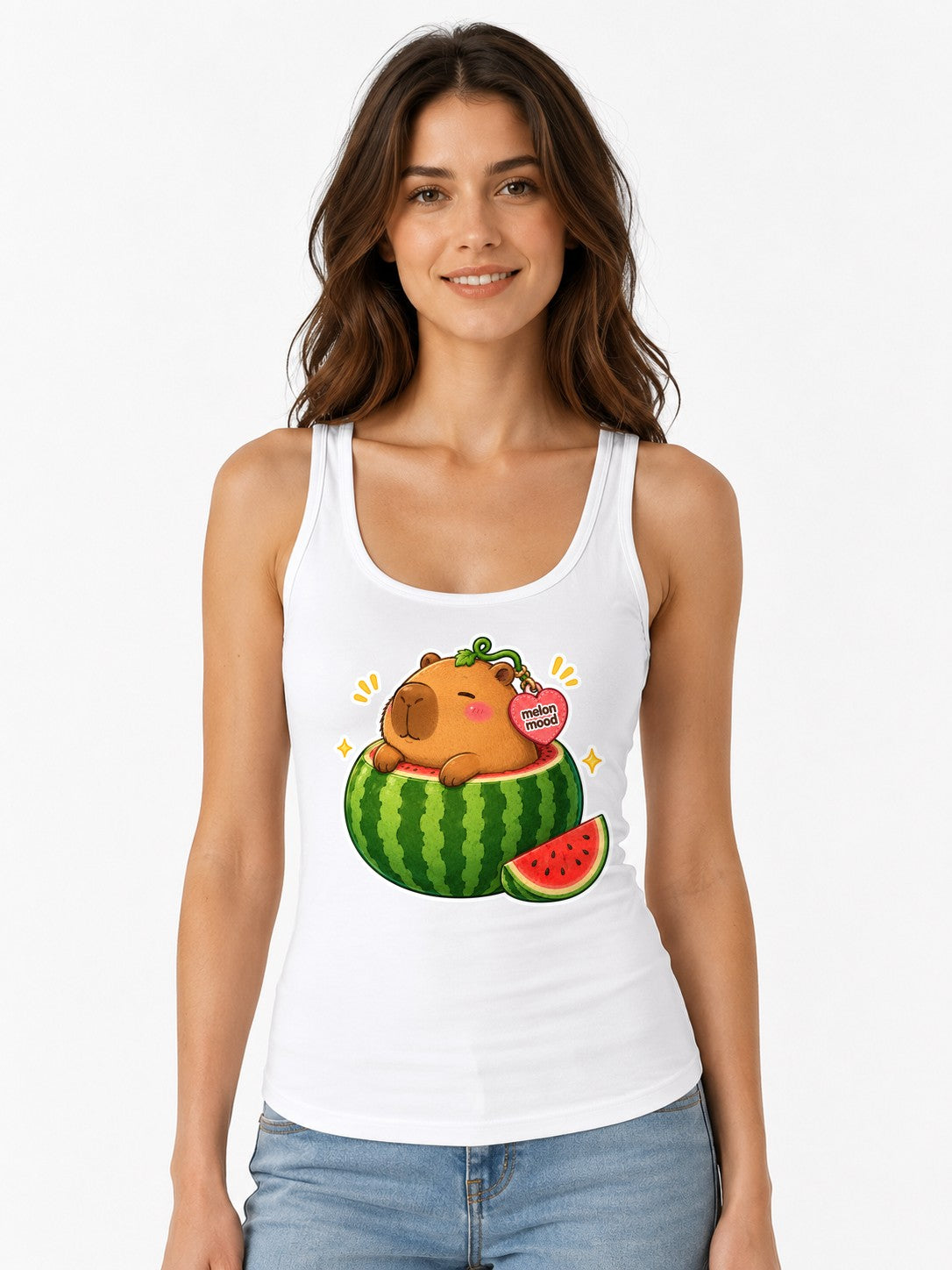 Melon Mood Capybara - White