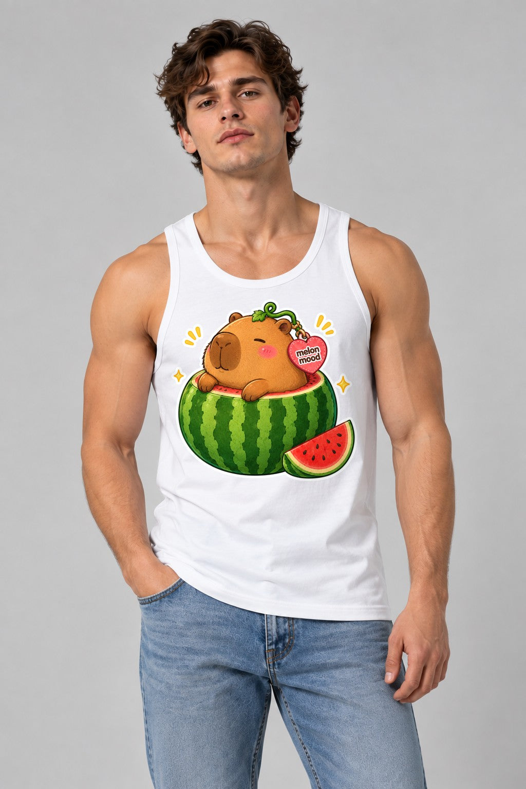 Melon Mood Capybara - White