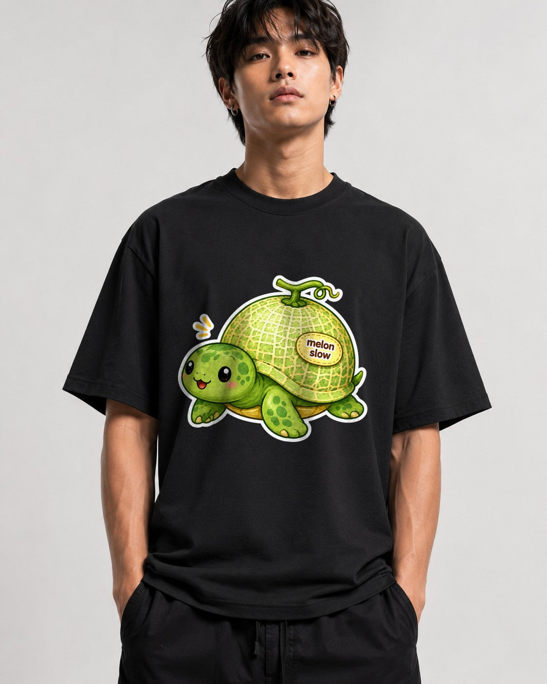 Melon Slow Turtle - Black