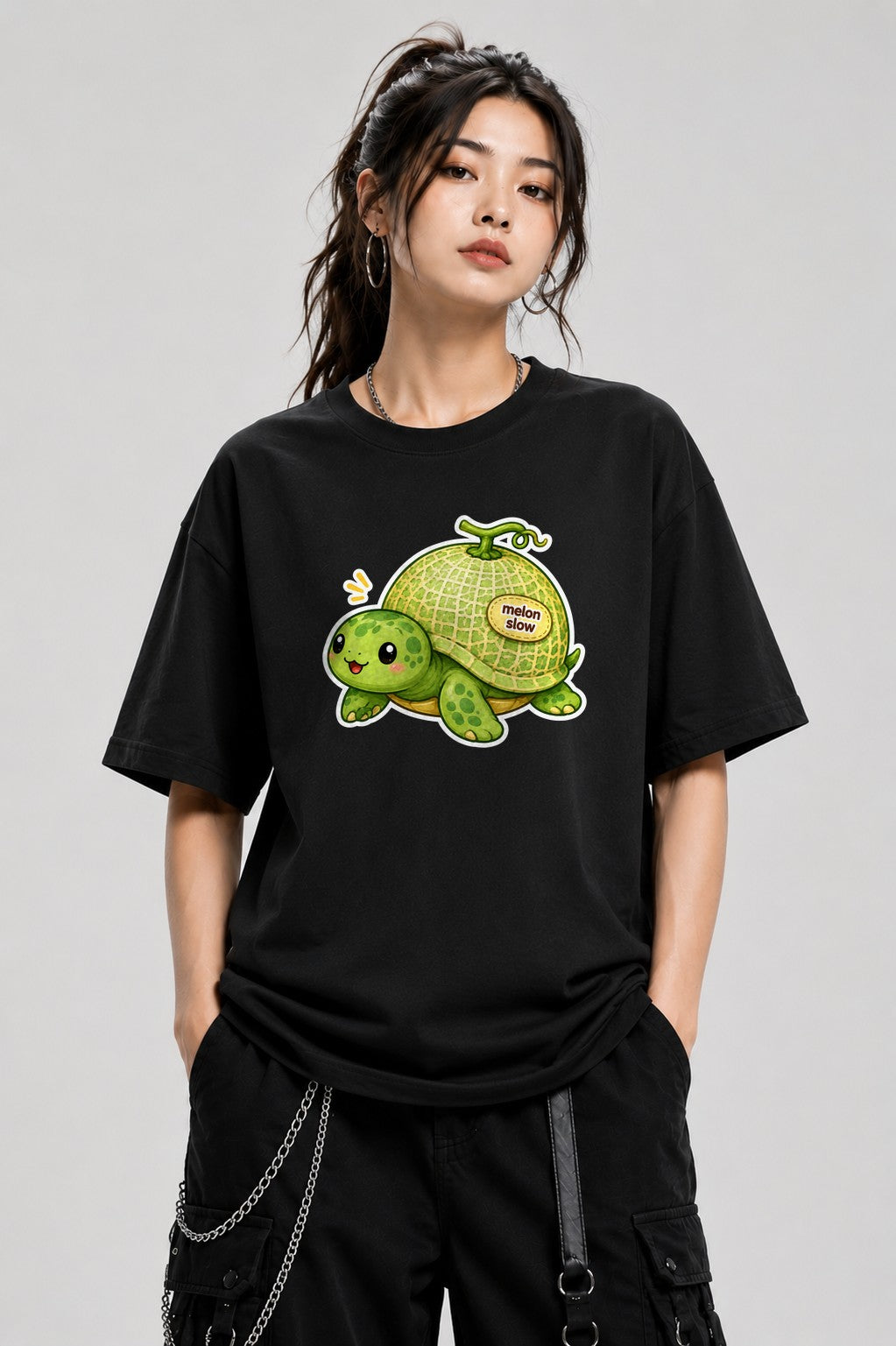 Melon Slow Turtle - Black