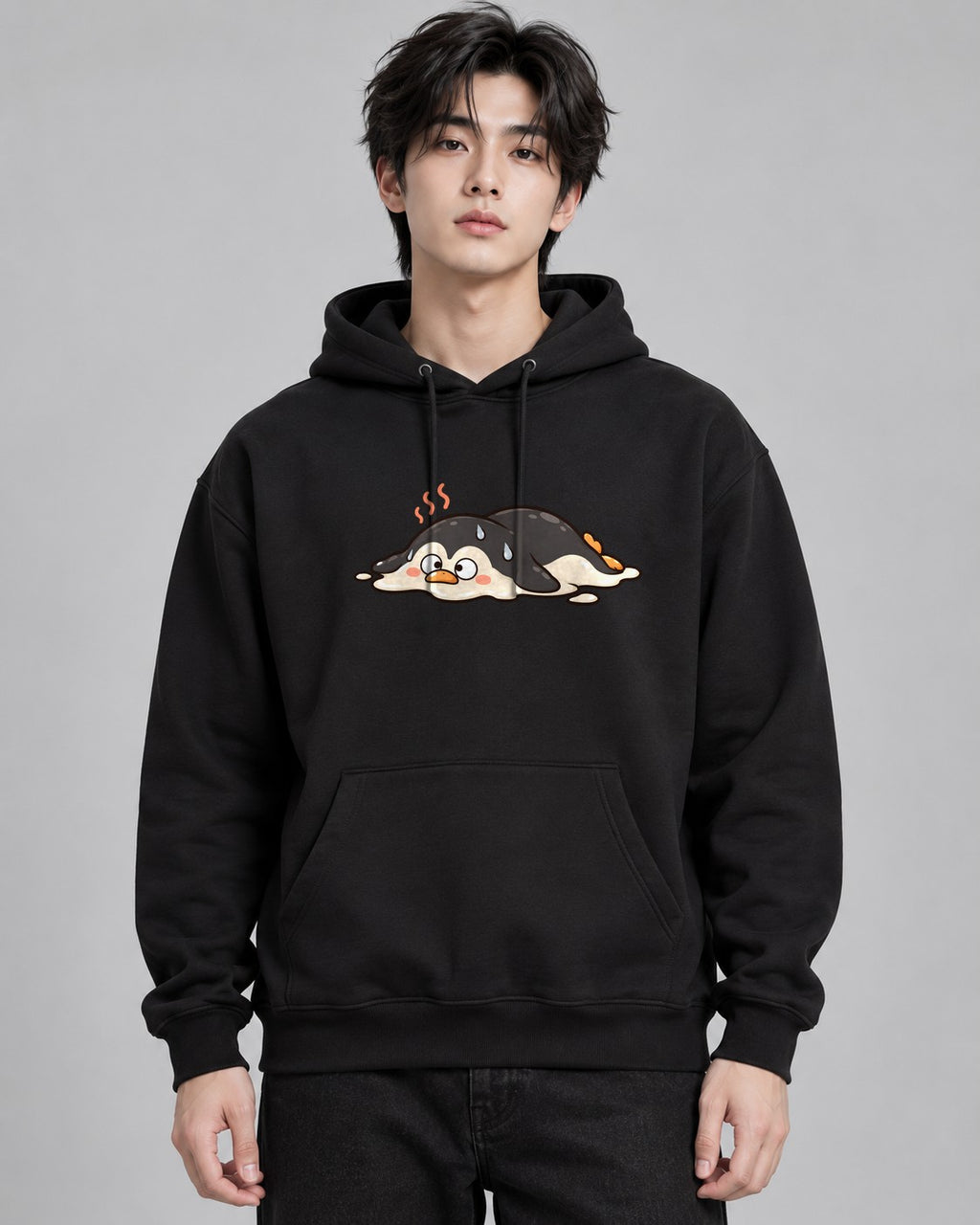Melted Penguin - Black