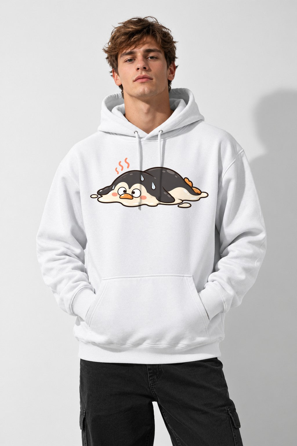 Melted Penguin - White