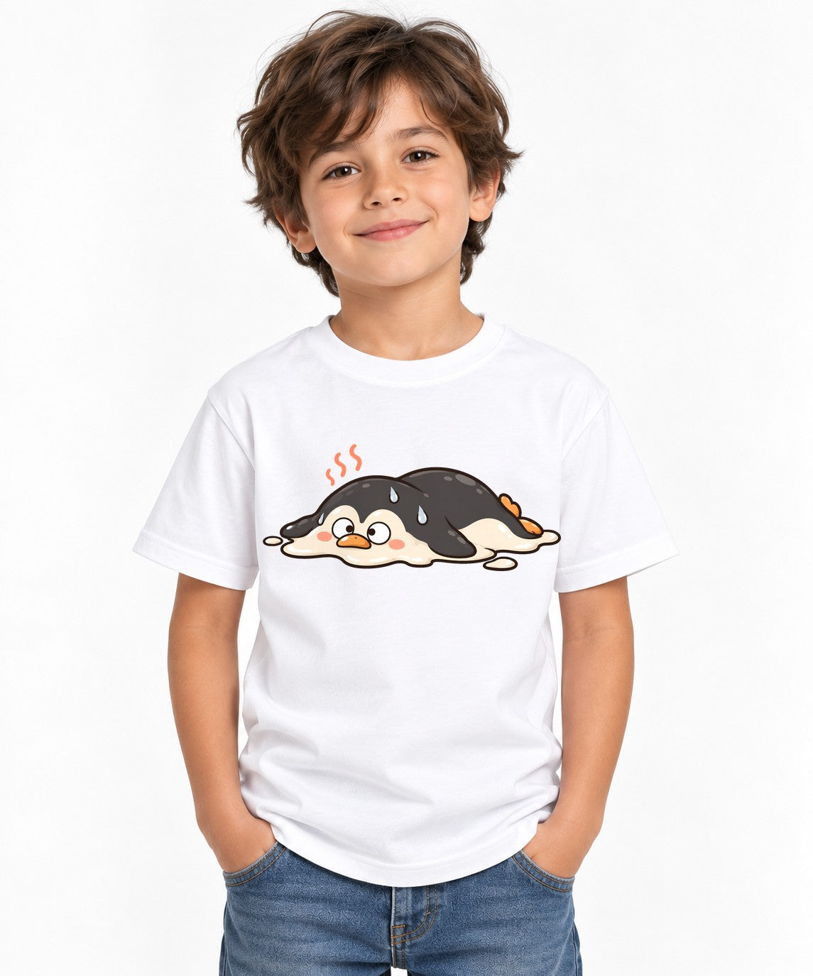 Melted Penguin - White