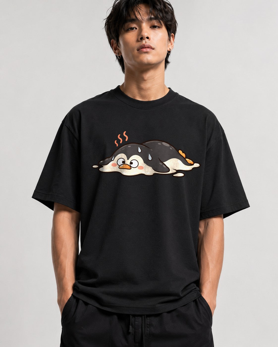 Melted Penguin - Black