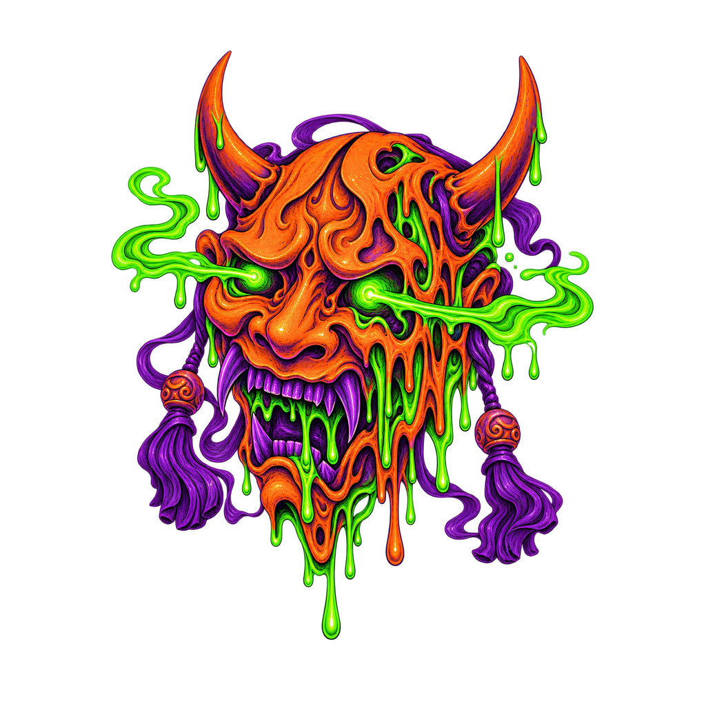 Melting Demon Skull