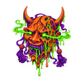 Melting Demon Skull