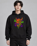 Melting Demon Skull - Black