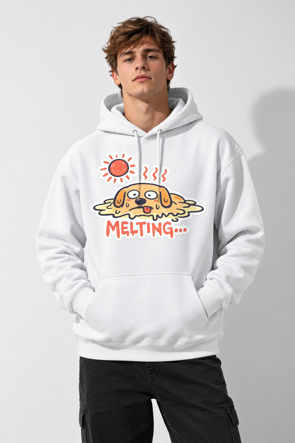 Melting Dog - White