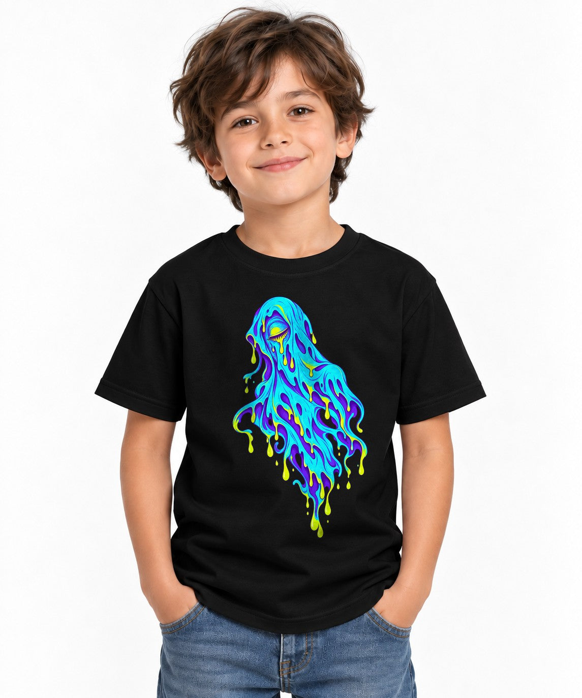 Melting Slime Ghost - Black
