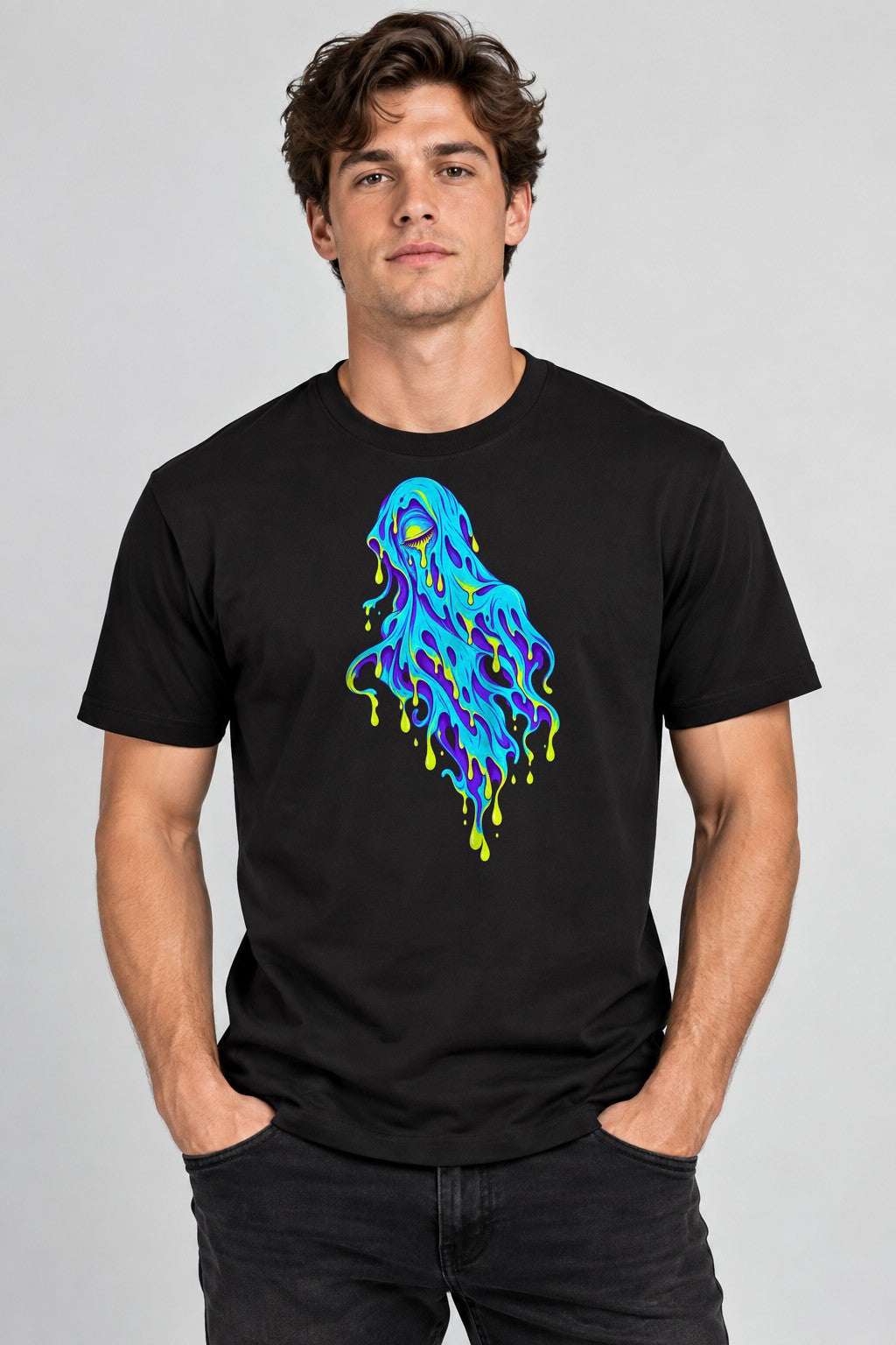 Melting Slime Ghost - Black