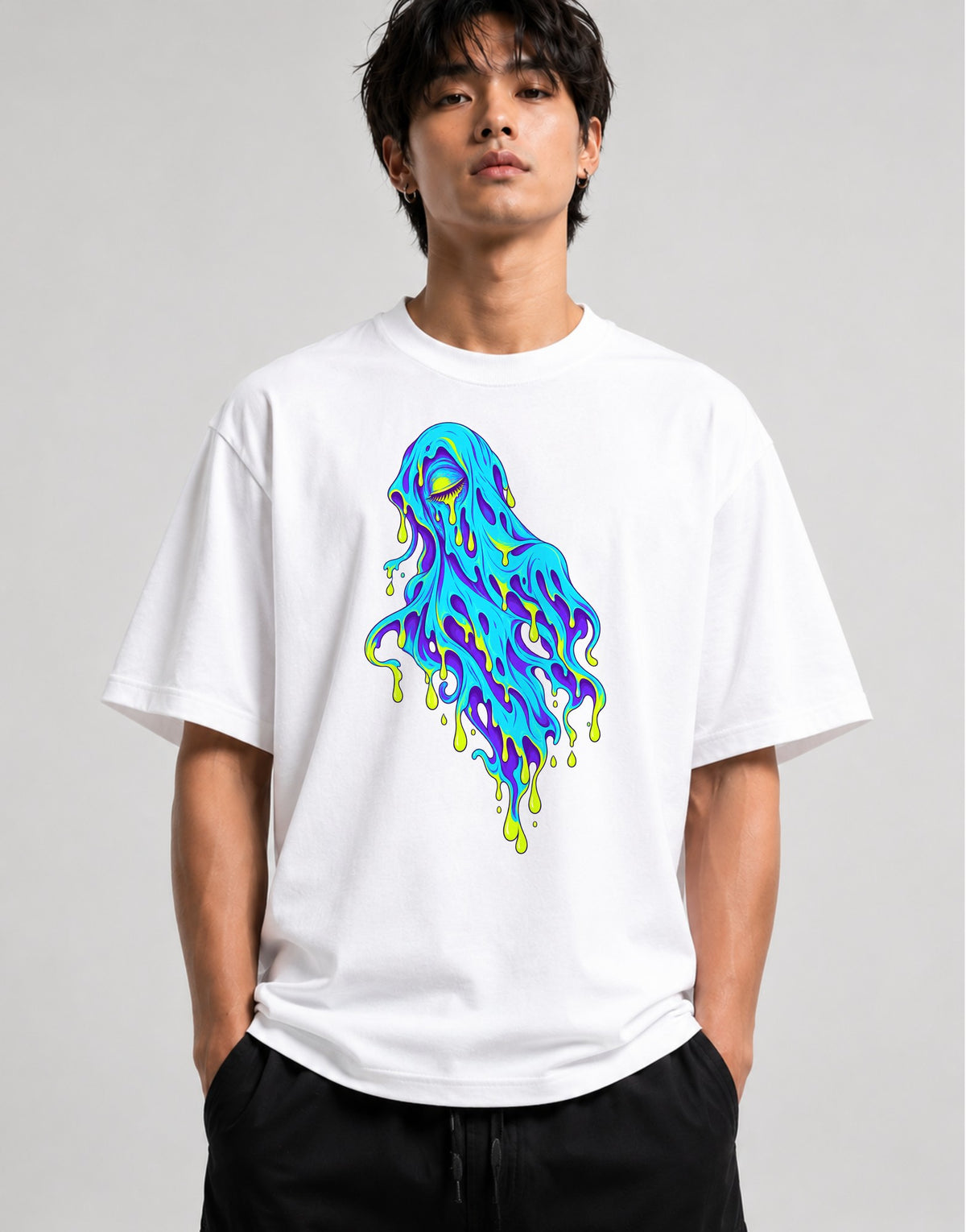 Melting Slime Ghost - White