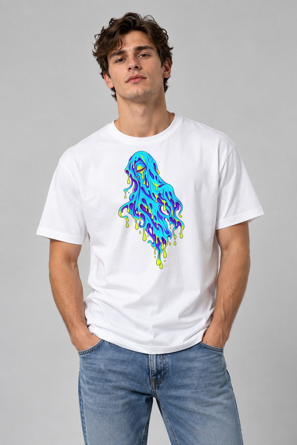 Melting Slime Ghost - White