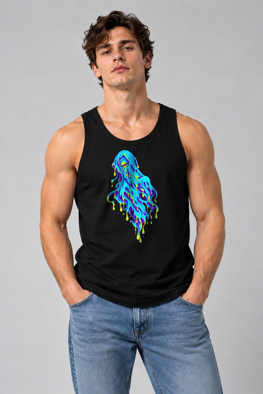 Melting Slime Ghost - Black