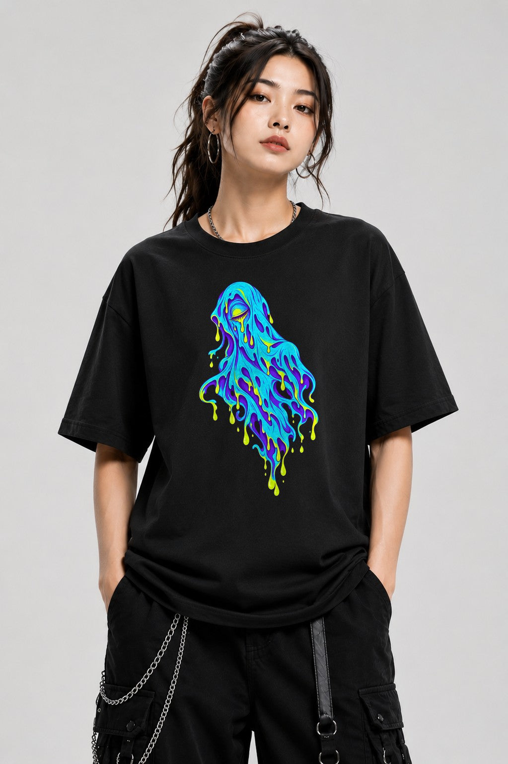 Melting Slime Ghost - Black