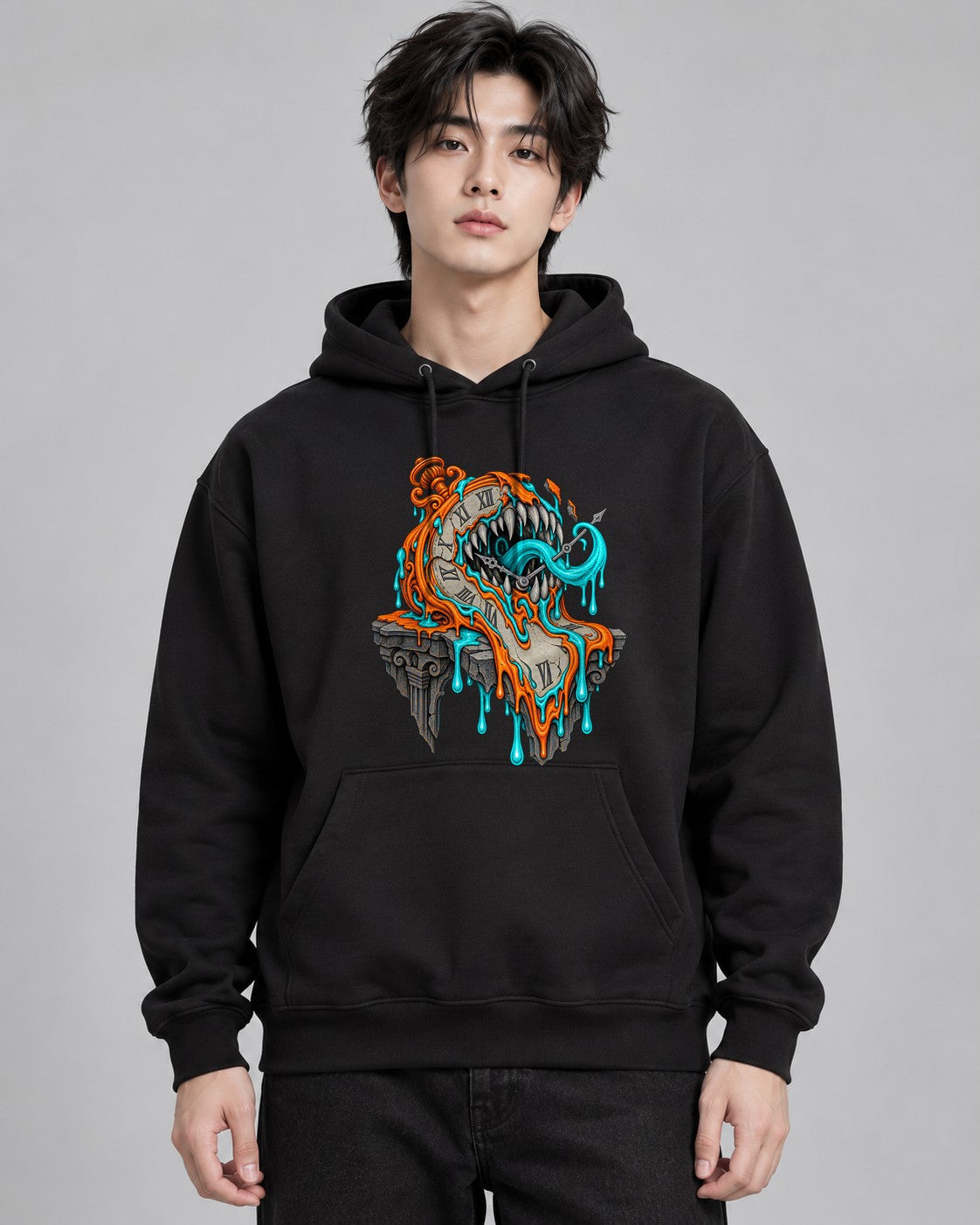 Melting Time Monster - Black