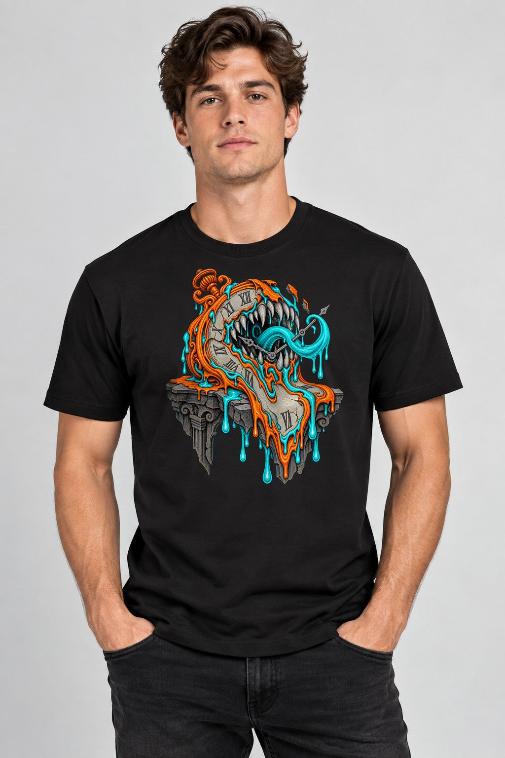 Melting Time Monster - Black