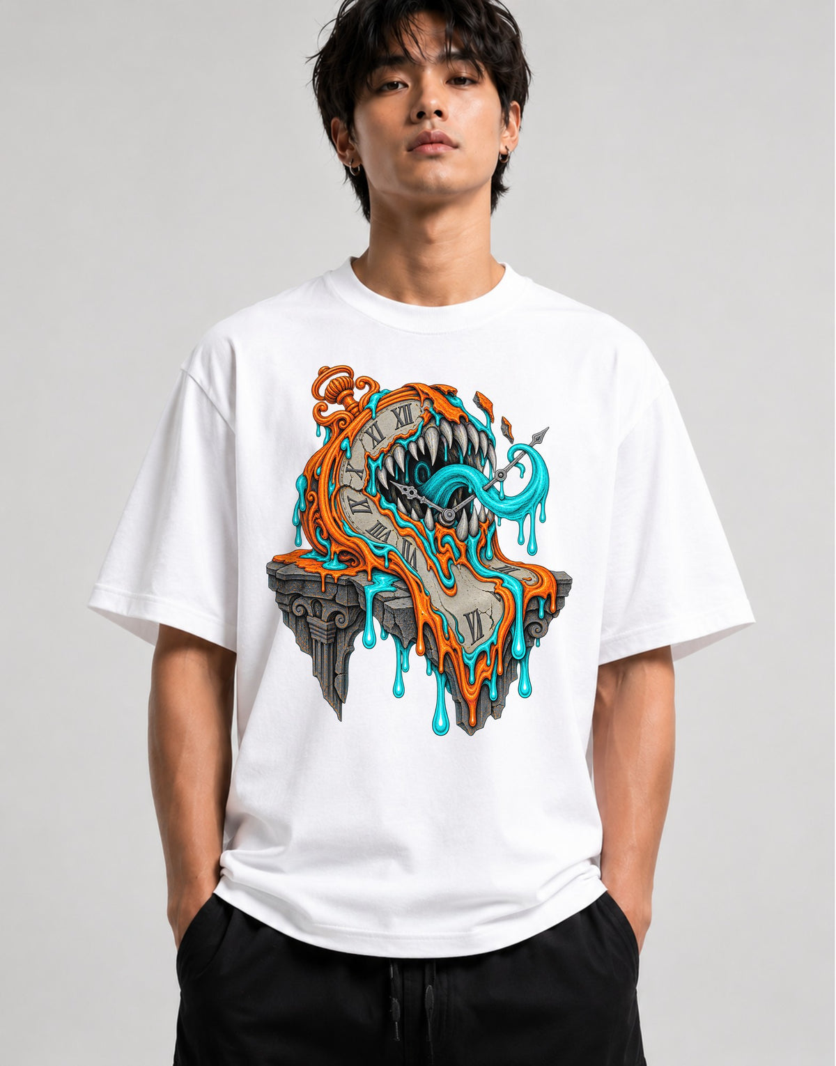 Melting Time Monster - White