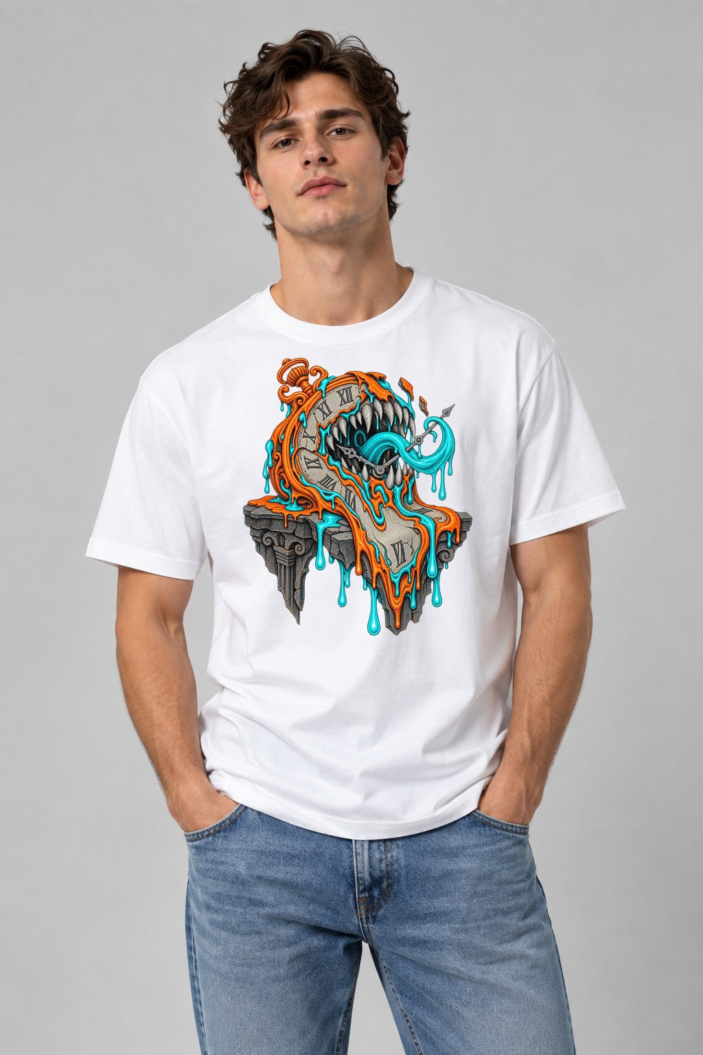 Melting Time Monster - White