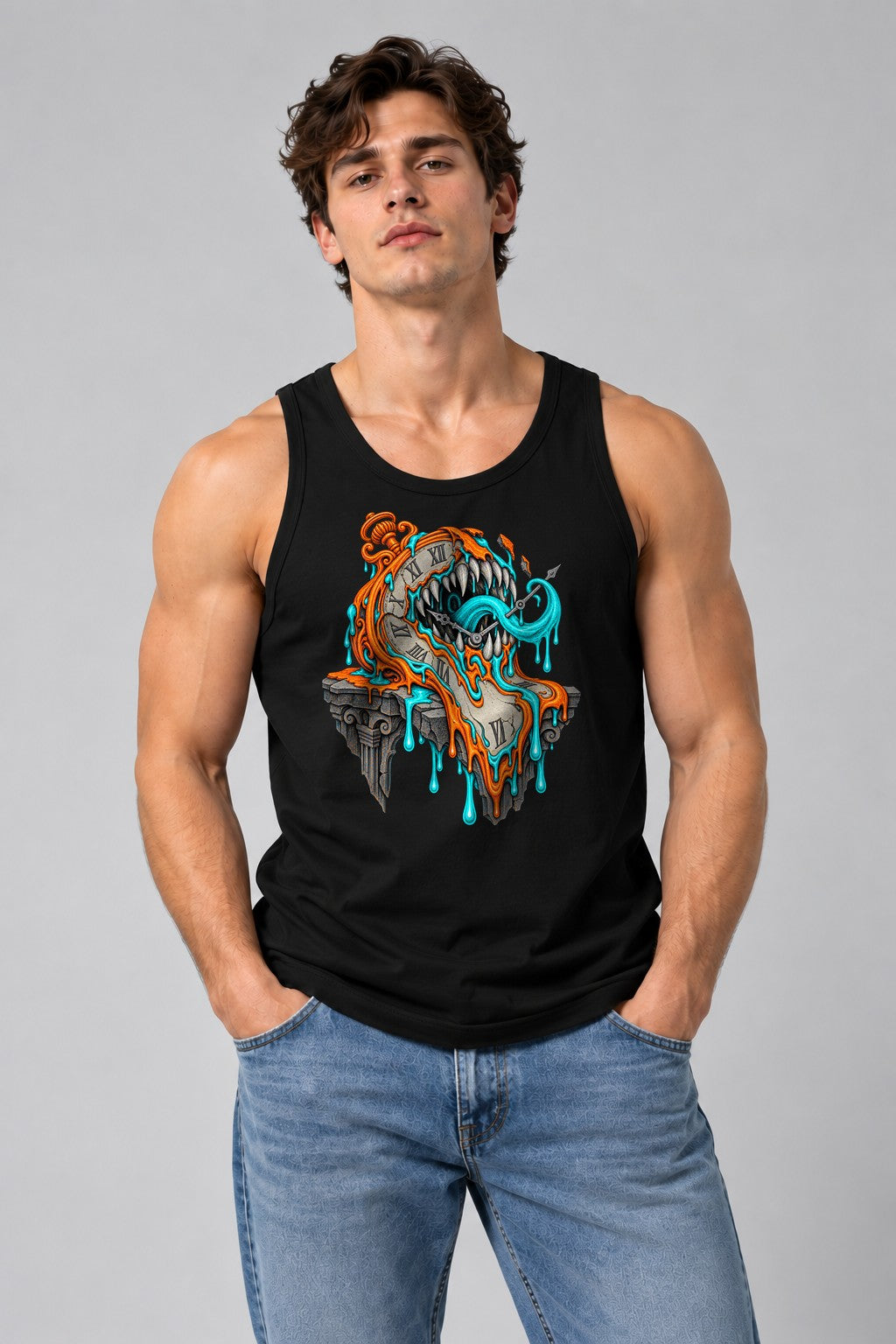 Melting Time Monster - Black