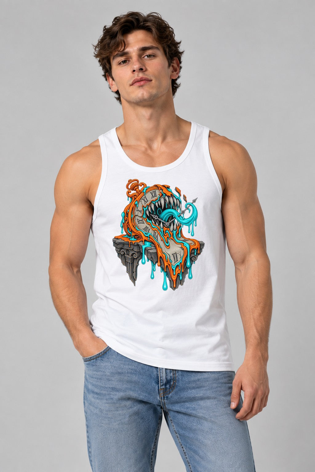 Melting Time Monster - White