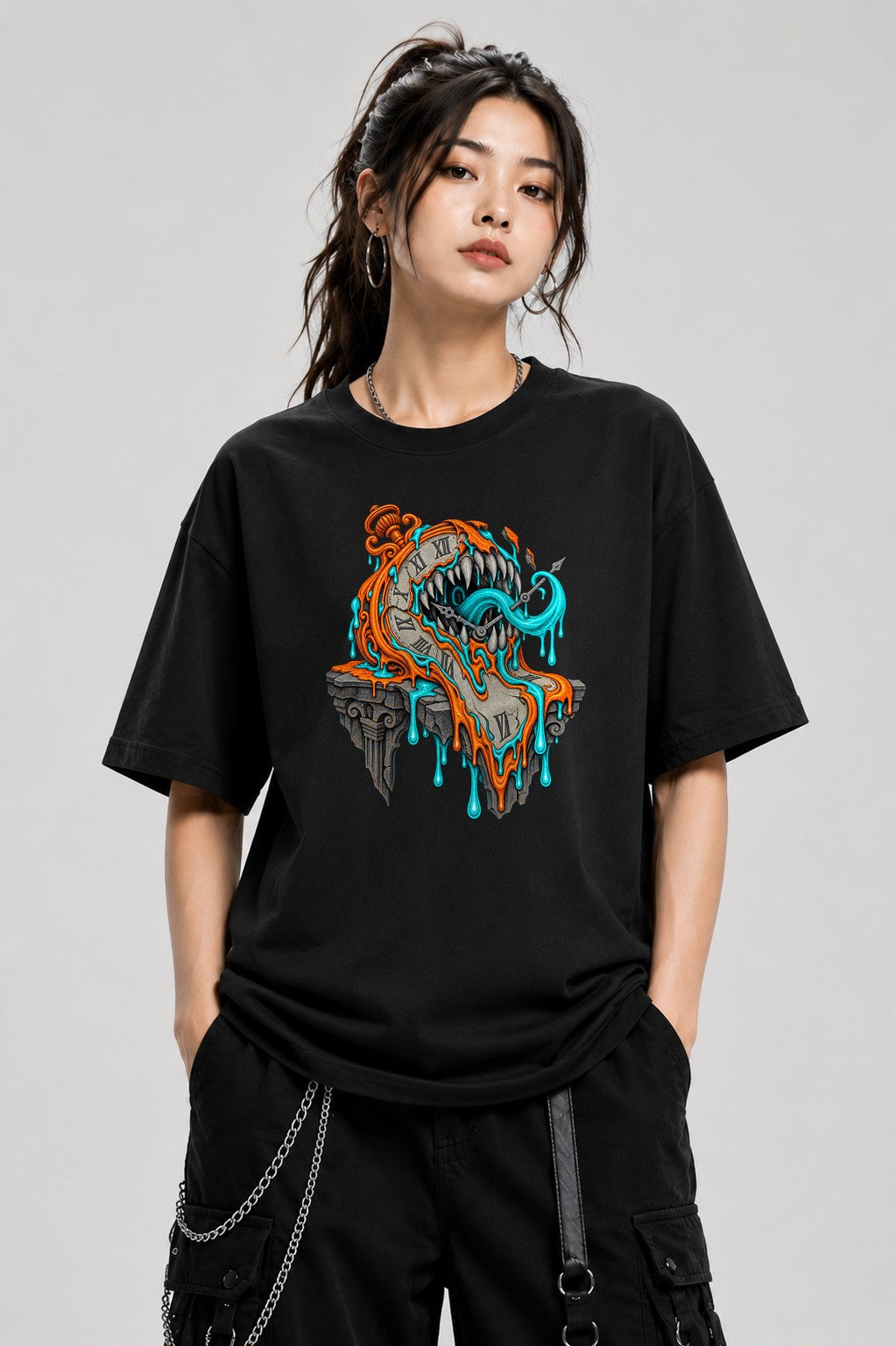 Melting Time Monster - Black