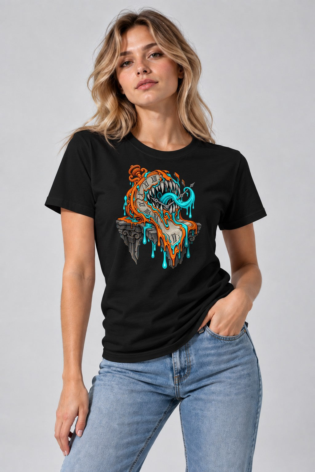 Melting Time Monster - Black