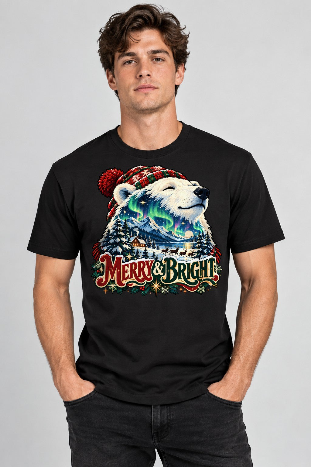 Merry And Bright Bear - Black