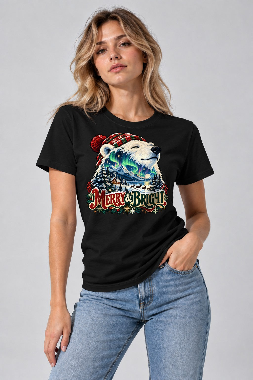 Merry And Bright Bear - Black