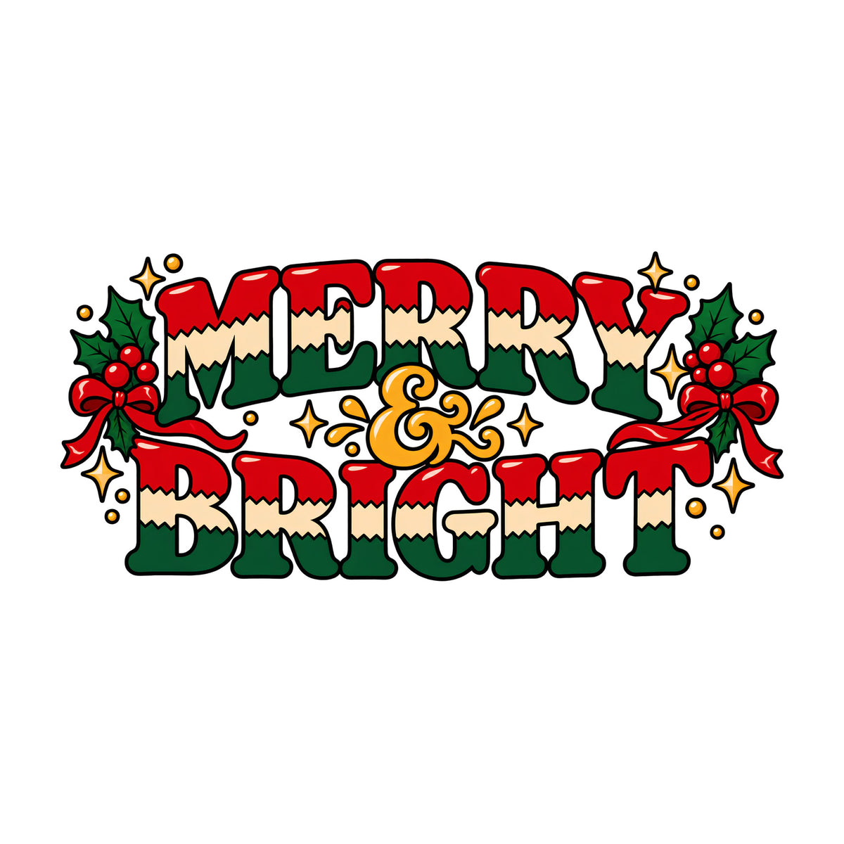 Merry & Bright Candy Stripe