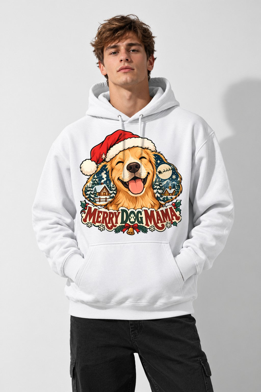 Merry Dog Mama - White