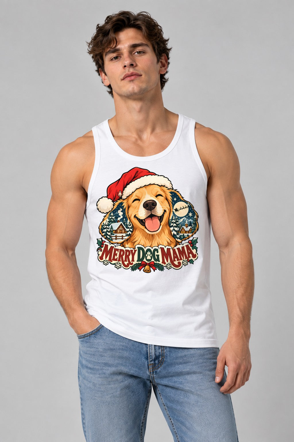 Merry Dog Mama - White