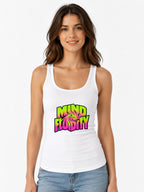 Mind Fluidity Psychedelic Trippy Swirl Graphic Tee - White