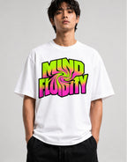 Mind Fluidity Trippy Liquid Swirl Ps - White